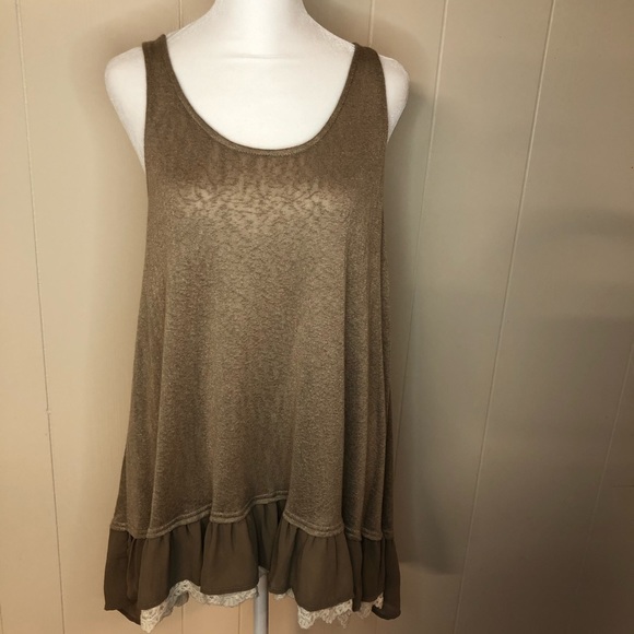 Umgee Tops - Umgee Sleeveless Tunic Size Small